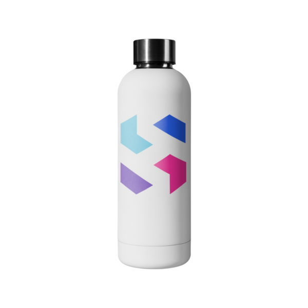 Refillable white bottle